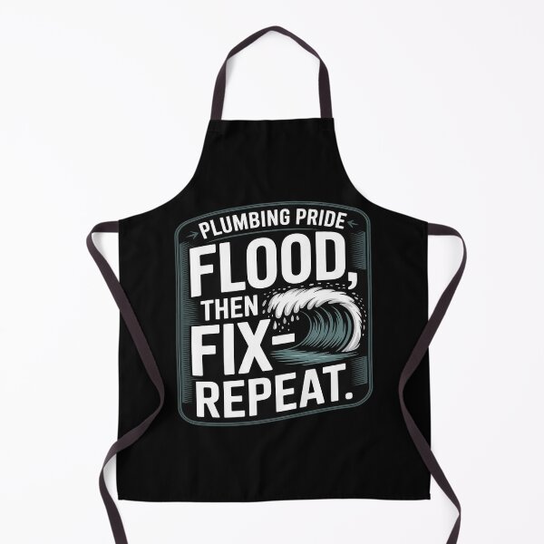 Item preview, Plumbing Pride Flood Then Fix - Repeat Wave designed and sold by ShelFisher.