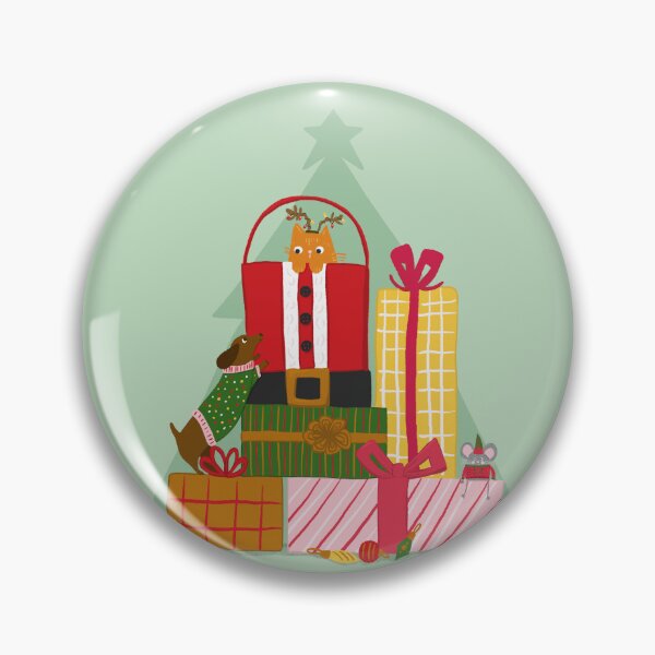 Item preview, Lindo trío de mascotas navideñas designed and sold by Stephanie McRae.