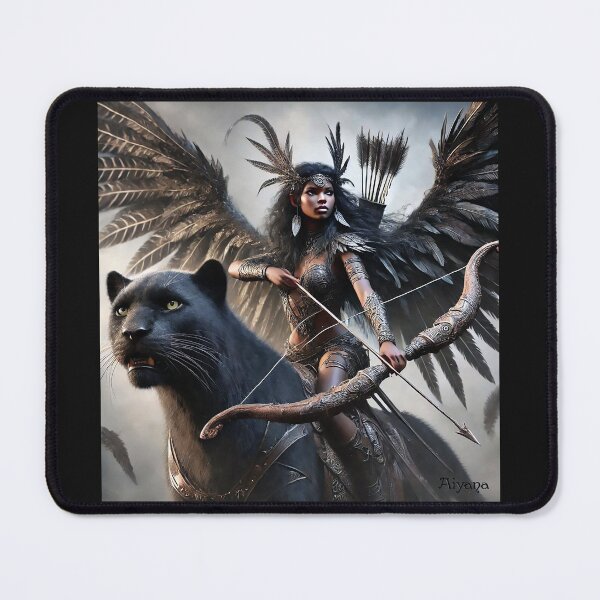 Item preview, Kaya Shadowflight: The First Archer of the Forgotten Dawn designed and sold by WildlyAiyana.