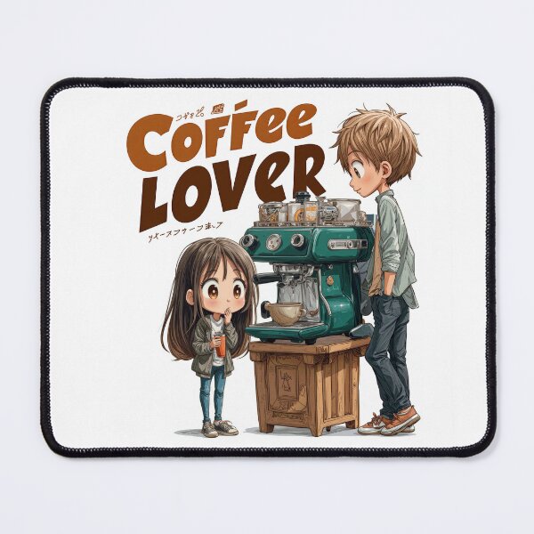 Item preview, Cute Coffee Lover Barista Machine – Adorable Coffee Shop Cartoon Art designed and sold by Grafititee.