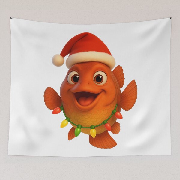 Item preview, Christmas Redhump Eartheater Fish designed and sold by Sillytoe.