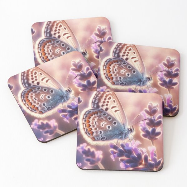 Item preview, Butterfly Among The Lavender Blooms  designed and sold by IrsathThaslima.