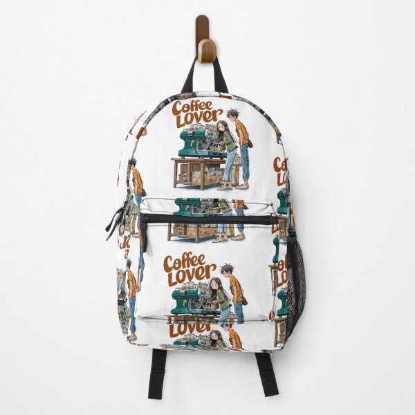 Item preview, Cute Coffee Lover Barista Machine – Adorable Coffee Shop Cartoon Art designed and sold by Grafititee.