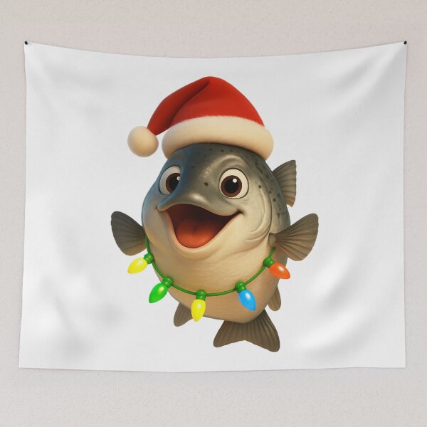 Item preview, Christmas Salmon designed and sold by Sillytoe.