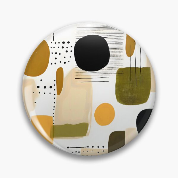 Item preview, Mid-Century Modern Abstract Designs In Earthtones And Green designed and sold by DEC02.