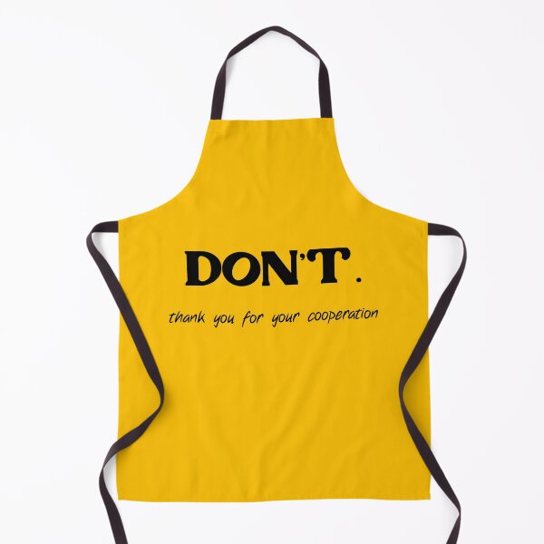 Item preview, DON'T. thank you for your cooperation black solid designed and sold by sandpaperdaisy.