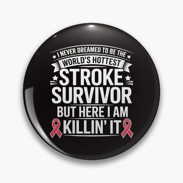 Item preview, Stroke Survivor Humor Red Ribbon Stroke Support Groups designed and sold by LapFemile.