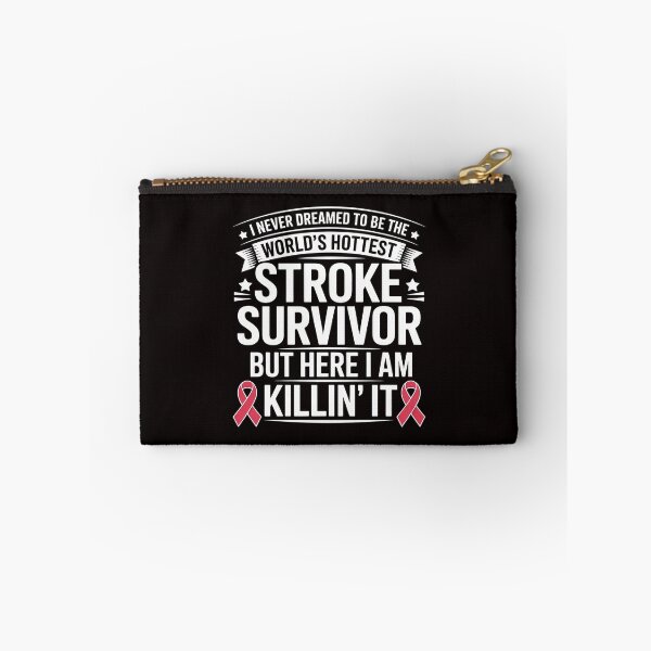 Item preview, Stroke Survivor Humor Red Ribbon Stroke Support Groups designed and sold by LapFemile.