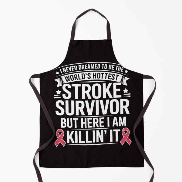 Item preview, Stroke Survivor Humor Red Ribbon Stroke Support Groups designed and sold by LapFemile.