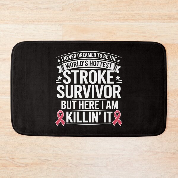 Item preview, Stroke Survivor Humor Red Ribbon Stroke Support Groups designed and sold by LapFemile.