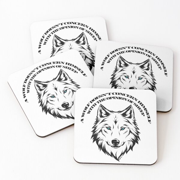 Item preview, A wolf doesnt concern himself with the opinions of sheep designed and sold by Uniquely4You2.