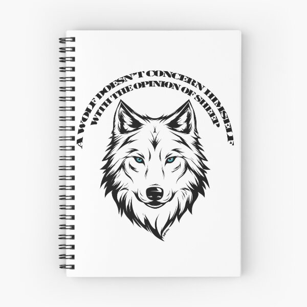 Item preview, A wolf doesnt concern himself with the opinions of sheep designed and sold by Uniquely4You2.
