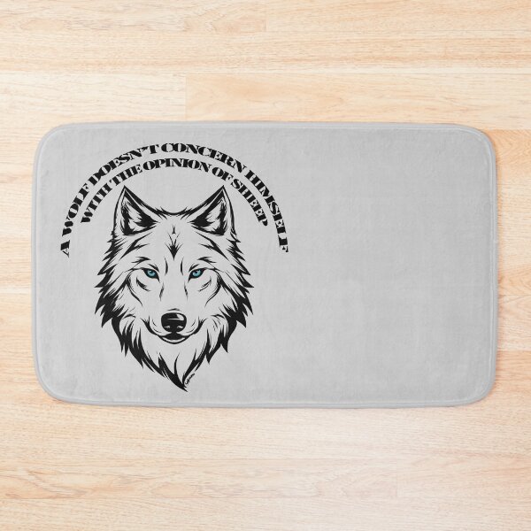 Item preview, A wolf doesnt concern himself with the opinions of sheep designed and sold by Uniquely4You2.