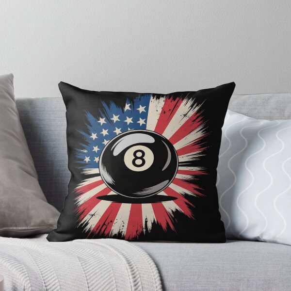 Item preview, Pool Billiards 4th Of July Men USA American Flag Boys 8 Ball designed and sold by Sandrhaus.