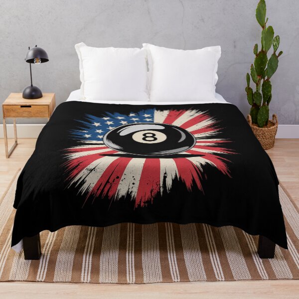 Item preview, Pool Billiards 4th Of July Men USA American Flag Boys 8 Ball designed and sold by Sandrhaus.