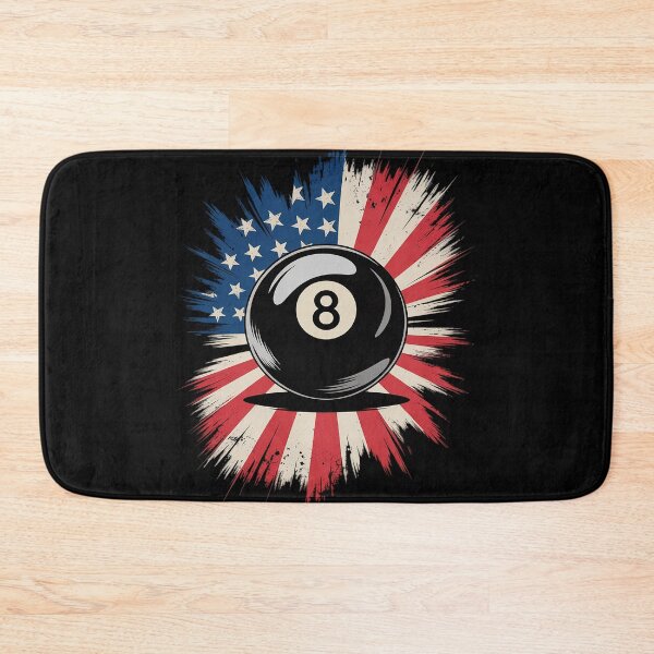 Item preview, Pool Billiards 4th Of July Men USA American Flag Boys 8 Ball designed and sold by Sandrhaus.