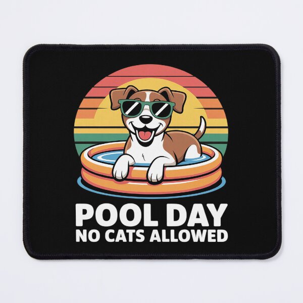 Item preview, POOL DAY. NO CATS ALLOWED. designed and sold by Sandrhaus.