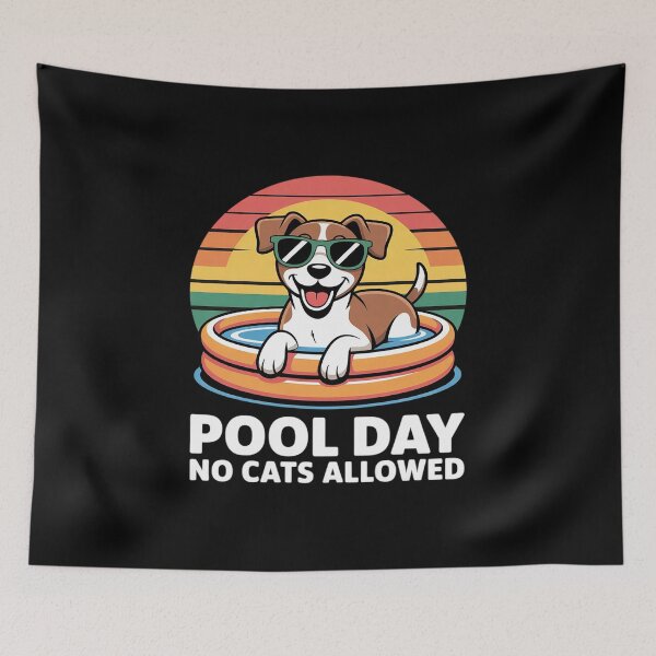 Item preview, POOL DAY. NO CATS ALLOWED. designed and sold by Sandrhaus.
