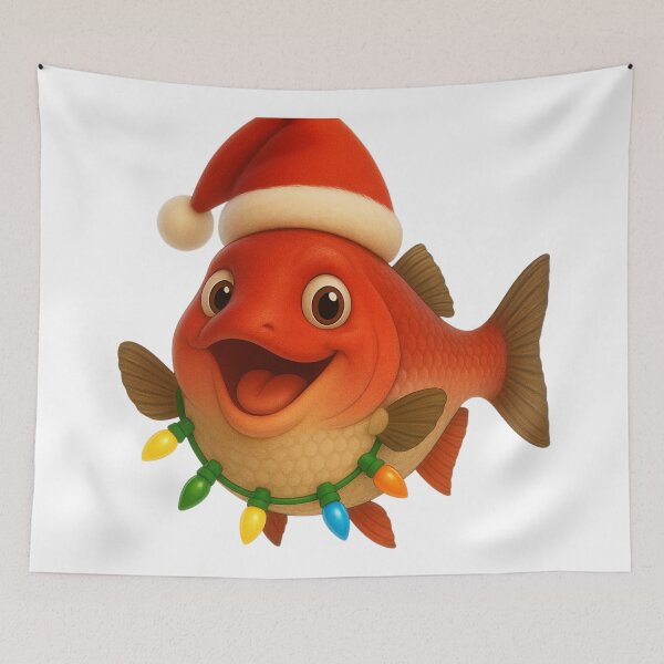 Item preview, Christmas Sockeye Salmon designed and sold by Sillytoe.