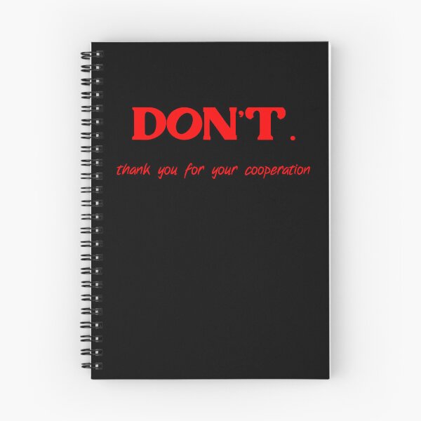 Item preview, DON'T. thank you for your cooperation red solid designed and sold by sandpaperdaisy.