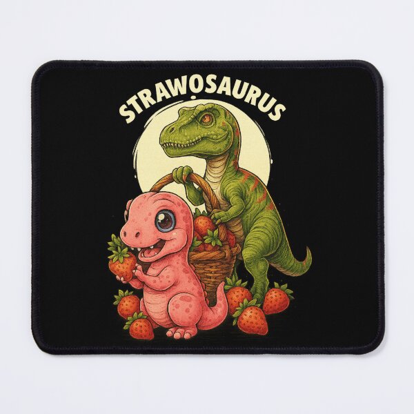 Item preview, Strawosaurus Dinosaur Strawberry Harvest Vintage Art Pun designed and sold by haitrieuic96.