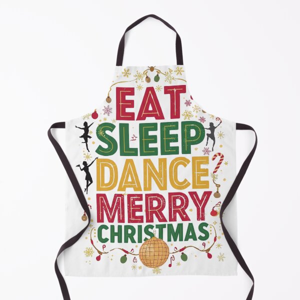 Item preview, Eat Sleep Dance Merry Christmas – Festive Dance Lover designed and sold by Bada-stickers.