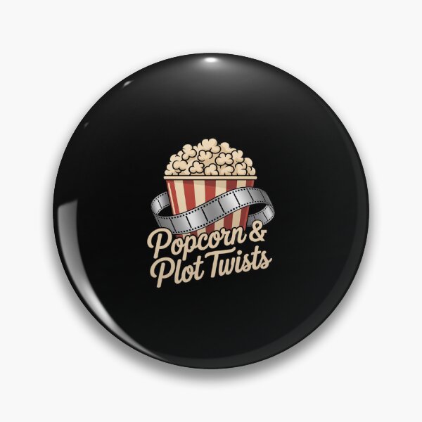 Item preview, Popcorn & Plot Twists Movie Film Buff Cinema Fan designed and sold by Sandrhaus.