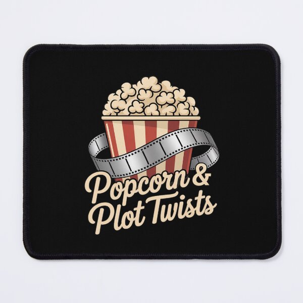 Item preview, Popcorn & Plot Twists Movie Film Buff Cinema Fan designed and sold by Sandrhaus.