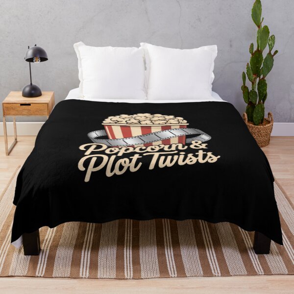 Item preview, Popcorn & Plot Twists Movie Film Buff Cinema Fan designed and sold by Sandrhaus.