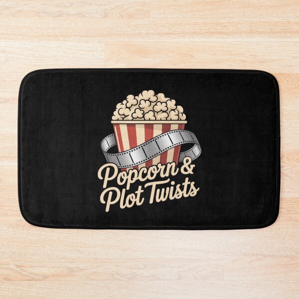 Item preview, Popcorn & Plot Twists Movie Film Buff Cinema Fan designed and sold by Sandrhaus.