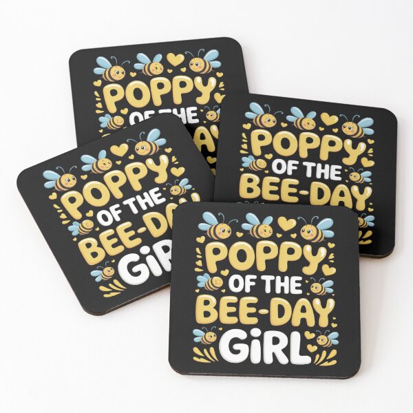 Item preview, Poppy of The Bee Day Girl Birthday Party Bee Lover designed and sold by Sandrhaus.