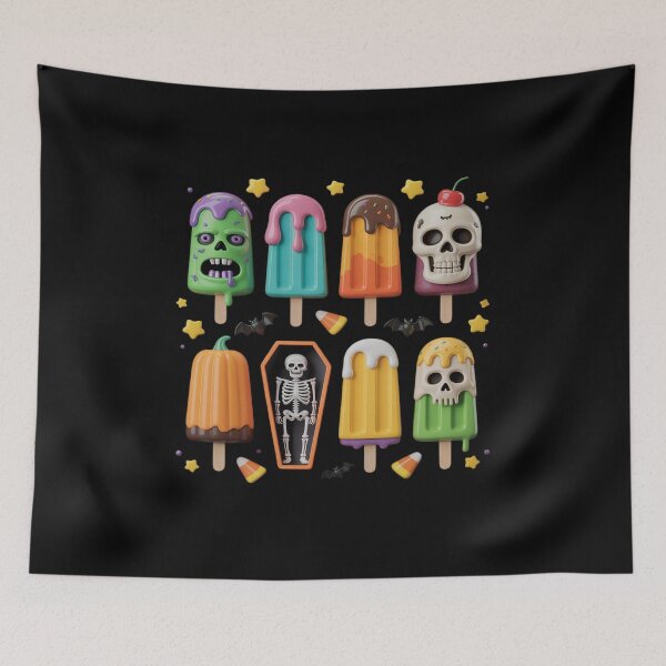 Item preview, Popsicle Summer Spooky Halloween Ice Cream designed and sold by Sandrhaus.