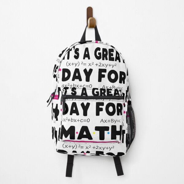 Item preview, Funny Cute It's a Great Day For Math Teacher Black Text designed and sold by MathWare MathClips.