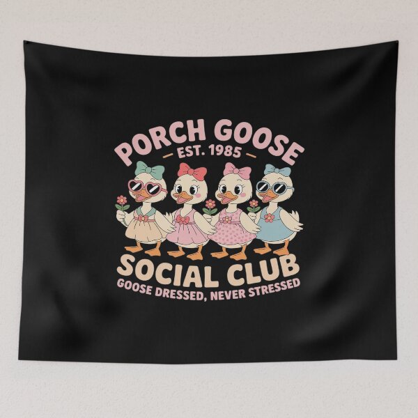 Item preview, Porch Goose Social Club Dressed Never Stressed designed and sold by Sandrhaus.