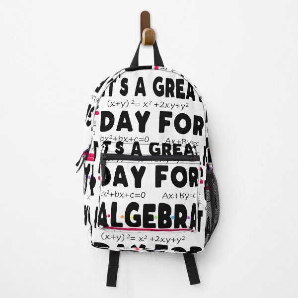 Item preview, Funny Cute It's a Great Day For Algebra Math Teacher Black Text designed and sold by MathWare MathClips.