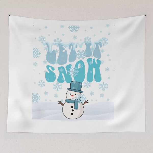 Item preview, Let It Snow | Cute Snowman Winter Christmas Design designed and sold by StudioWhitworth.