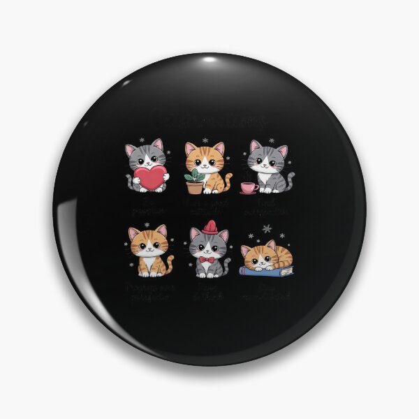 Item preview, Positive Cats Catffirmations Cute Cat Puns Reminders designed and sold by Sandrhaus.