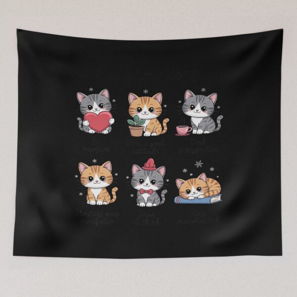 Item preview, Positive Cats Catffirmations Cute Cat Puns Reminders designed and sold by Sandrhaus.