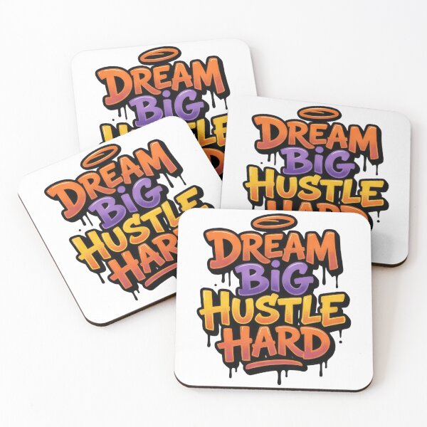 Item preview, Dream Big Hustle Hard designed and sold by Whambammy.