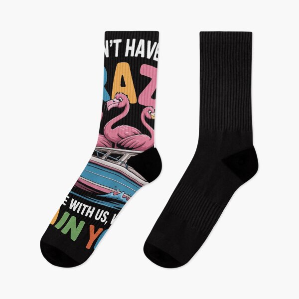 Item preview, You Don't Have To Be Crazy To Cruise With Us Flamingo Summer designed and sold by MuteElevent.