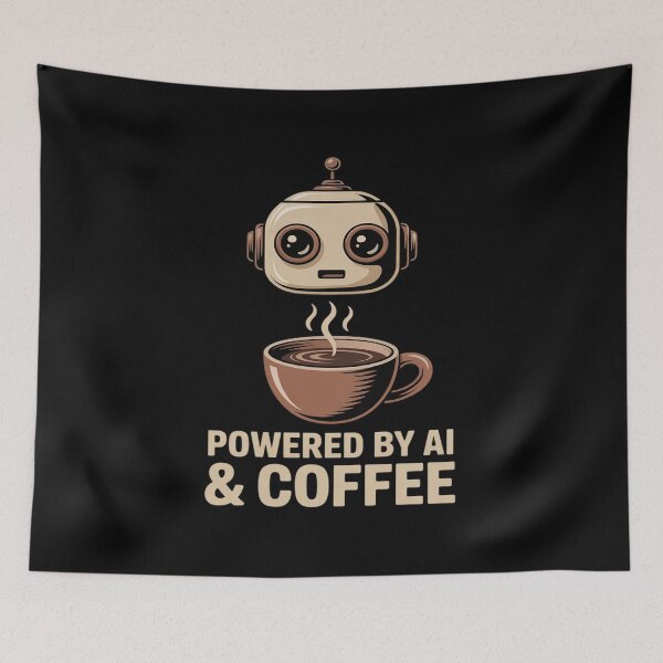 Item preview, Powered by AI and Coffee Robot designed and sold by ryukaizox1.