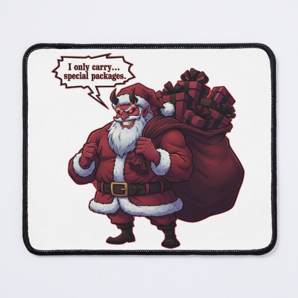 Item preview, Demon Santa "Special Packages" | Dark Christmas Krampus Horror Holiday Gift designed and sold by VandalMuse.