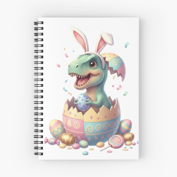 Item preview, Easter Dino Bunny – Cute Baby Dinosaur in Egg designed and sold by DinoPrints-shop.