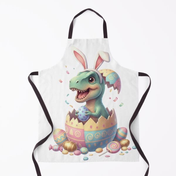 Item preview, Easter Dino Bunny – Cute Baby Dinosaur in Egg designed and sold by DinoPrints-shop.