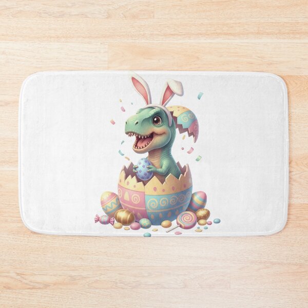 Item preview, Easter Dino Bunny – Cute Baby Dinosaur in Egg designed and sold by DinoPrints-shop.