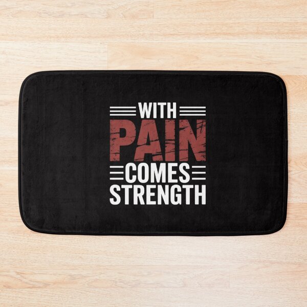 Item preview, With Pain Comes Strength Motivation Inspirational designed and sold by CareTopping.