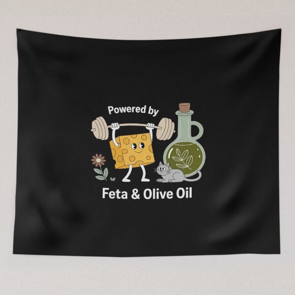 Item preview, Powered by Feta & Olive Oil Mediterranean Strength designed and sold by ryukaizox1.
