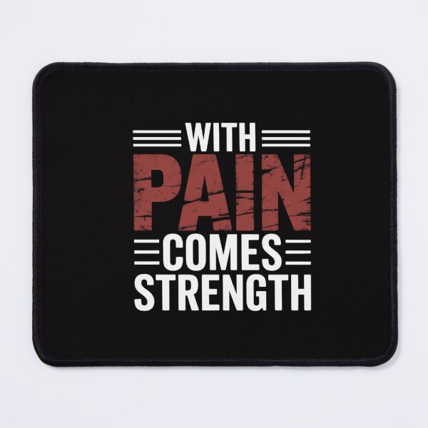 Item preview, With Pain Comes Strength Motivation Inspirational designed and sold by CareTopping.
