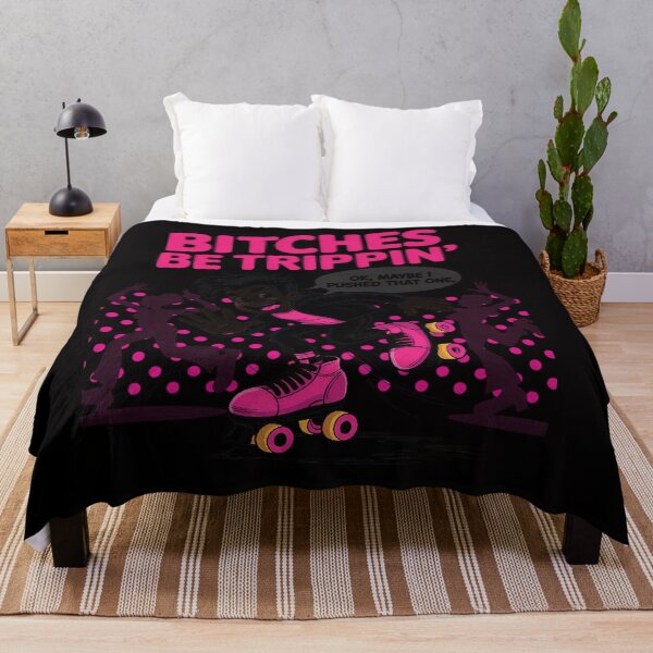 Item preview, Womens Bitches Be Trippin' Ok Maybe I Pushed That One Roller Derby designed and sold by CareTopping.