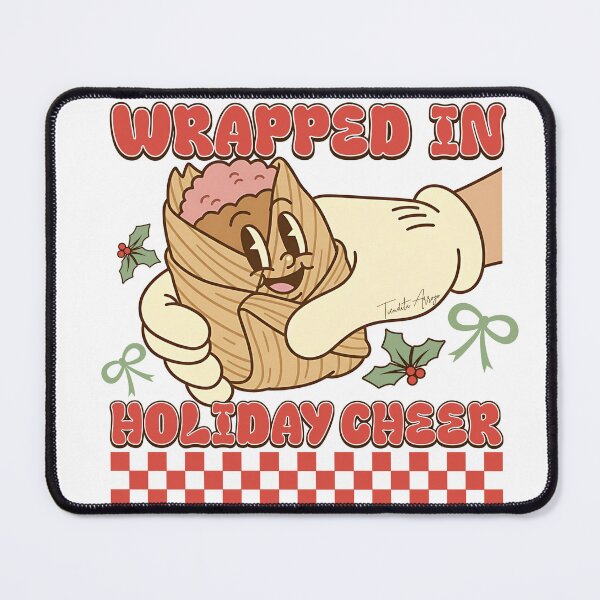 Item preview, Wrapped in Holiday Cheer Tamal Mexican Christmas Vintage Tamales designed and sold by Tiendita-Arroyo.